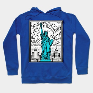 Statue of liberty Pop Art Hoodie